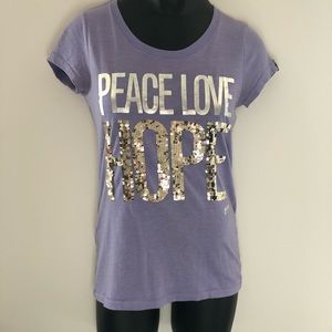 Women’s Pink T-shirt with Sequin Embellishment